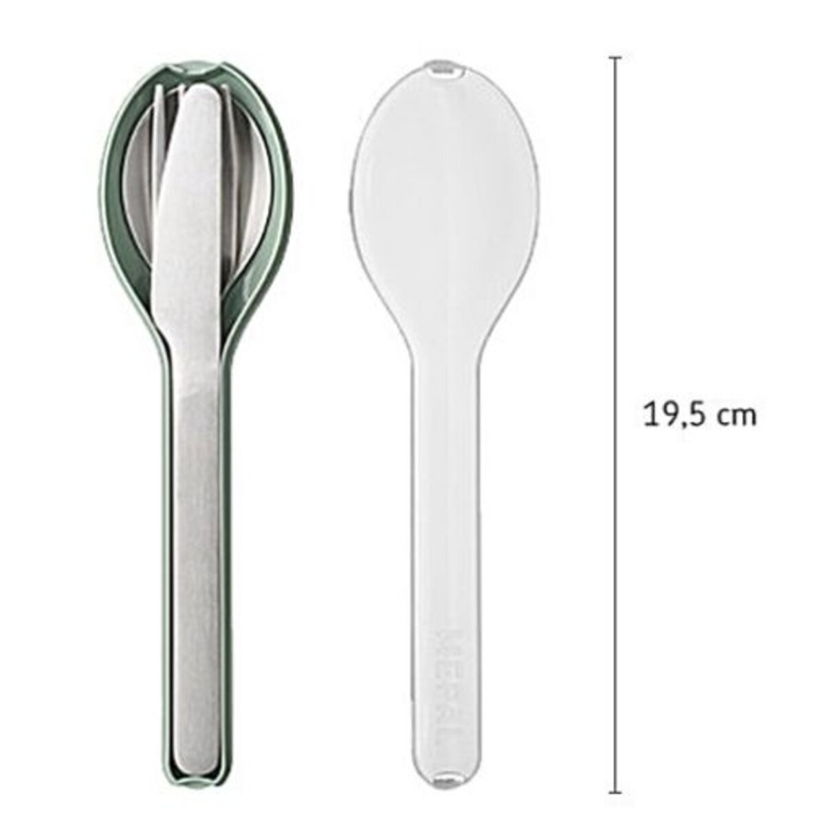 Mepal Besteck-Set Ellipse 3-teilig - Nordic black