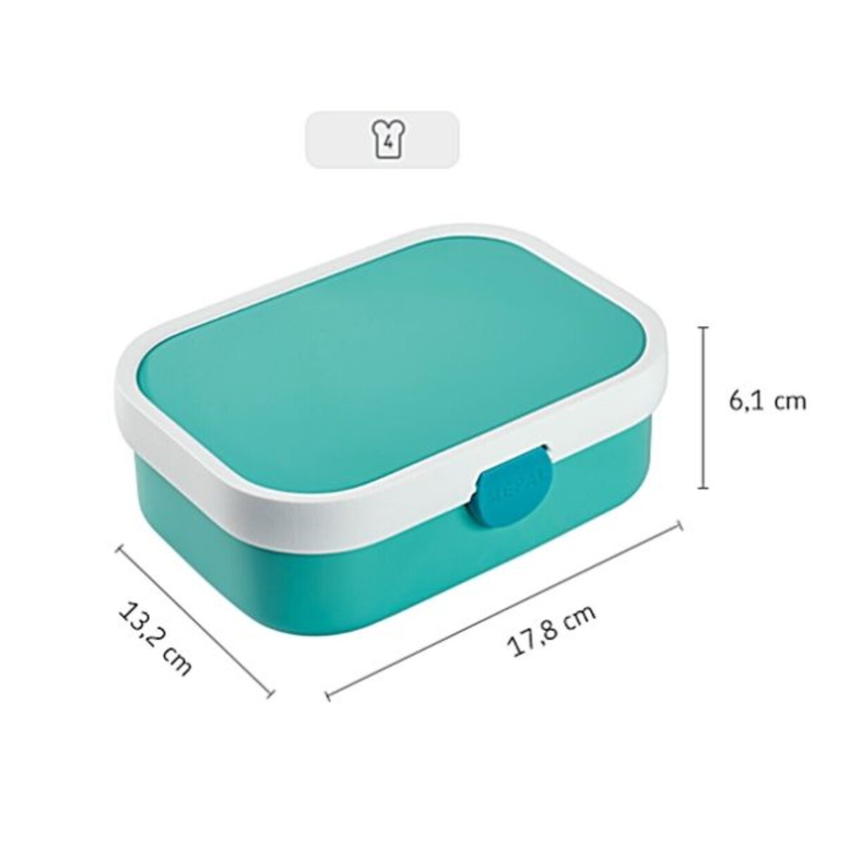 Mepal Brotdose Campus mit Bento-Einsatz - Wild Horse