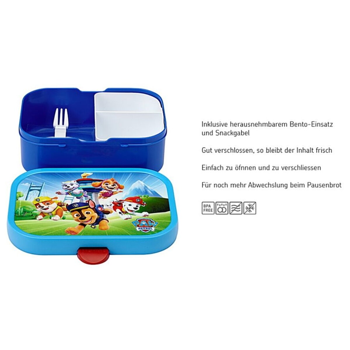 Mepal Brotdose Campus mit Bento-Einsatz - Paw Patrol Pups