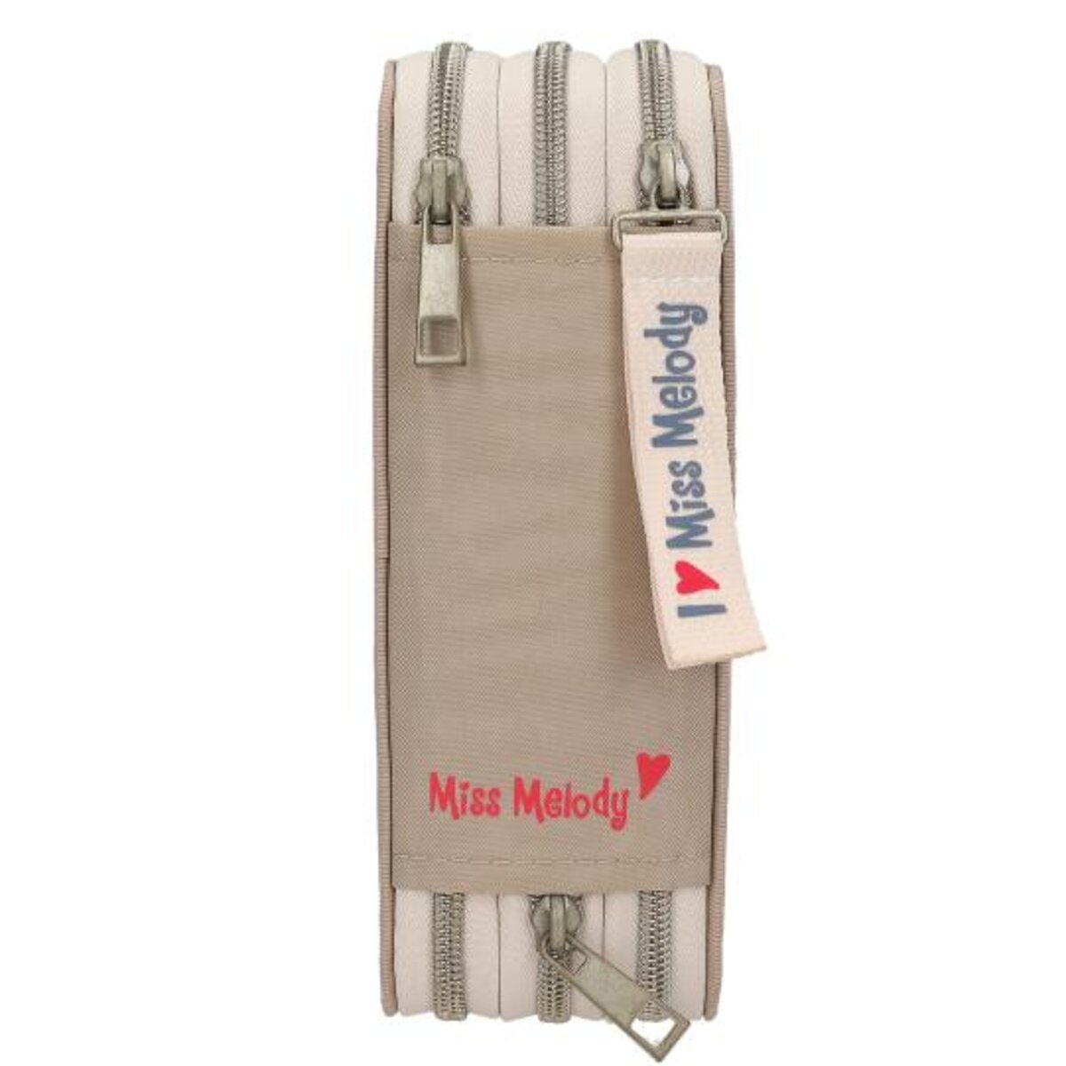 Depesche Miss Melody 3 Fach Federtasche POPPY SAND