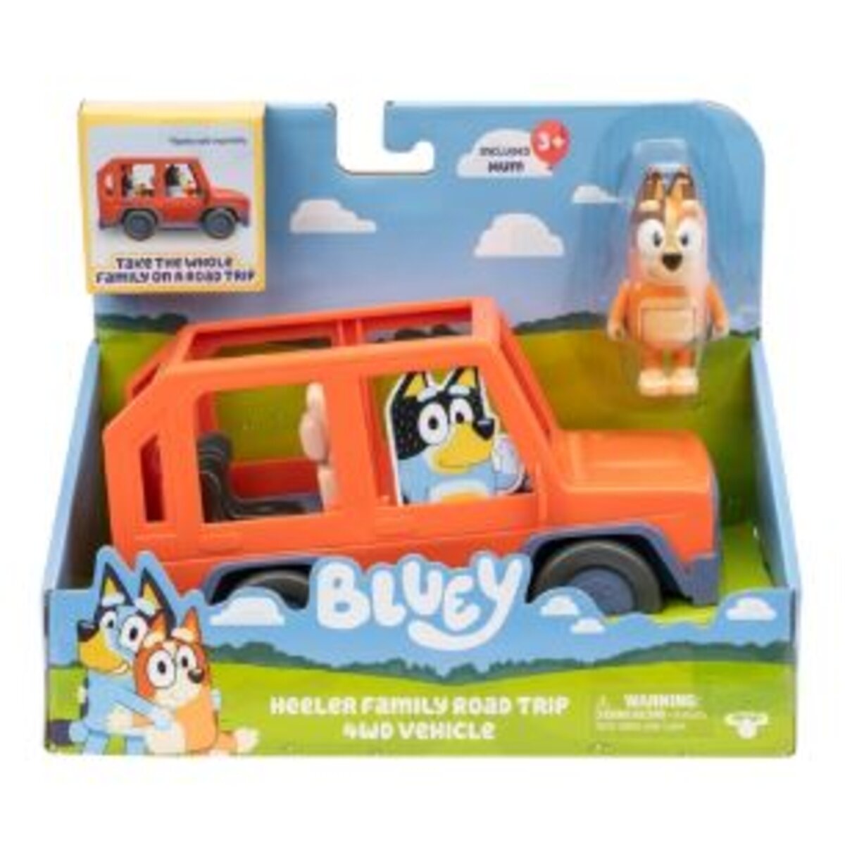 Moose Toys Bluey Der Familienwagen der Familie Heeler