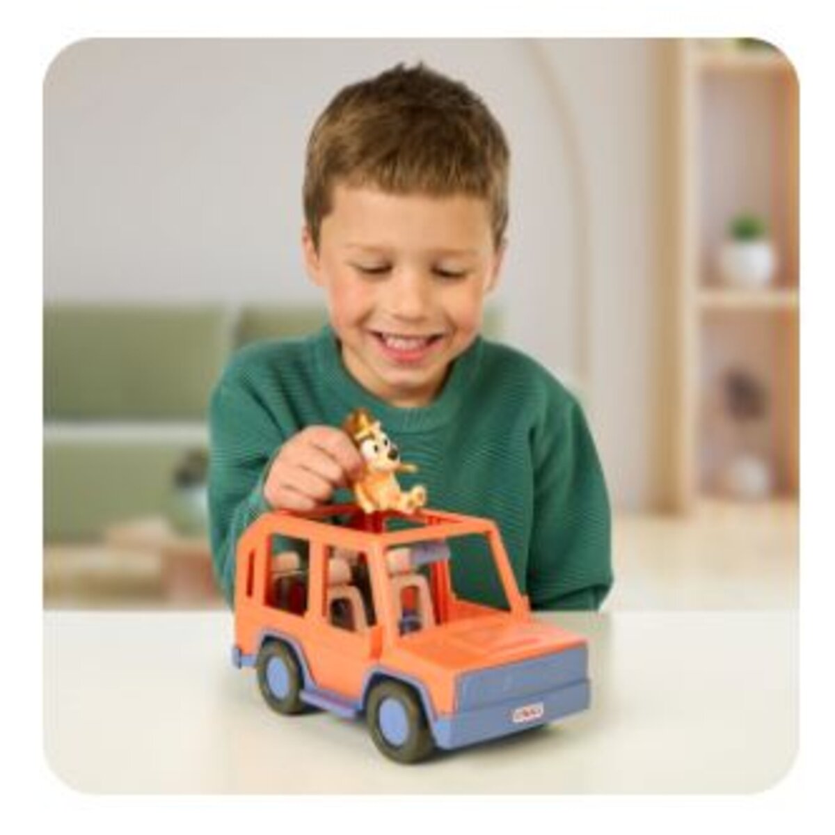 Moose Toys Bluey Der Familienwagen der Familie Heeler