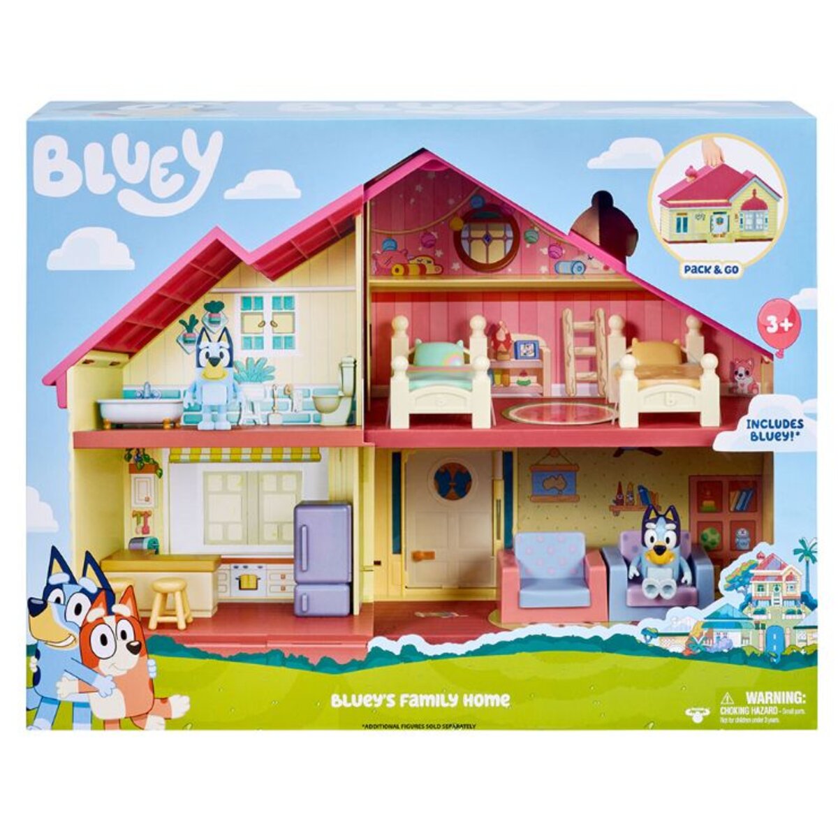 Moose Toys Bluey Spielset Familienheim Haus