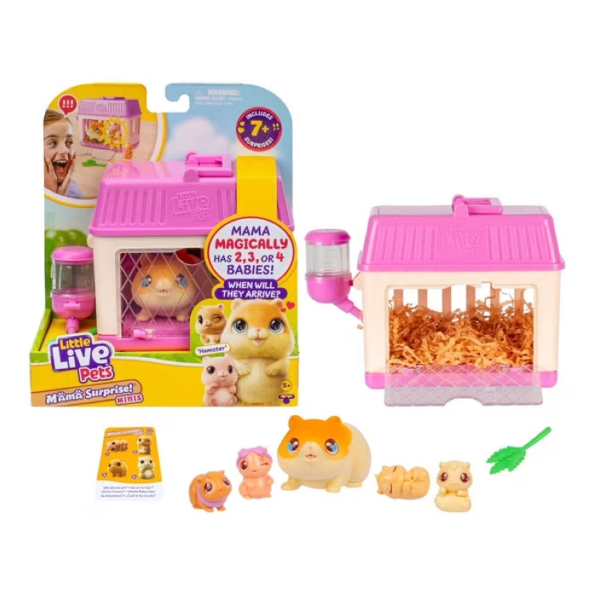 Moose Toys Little Live Pets Mama Suprise Mini Spielset Hamster
