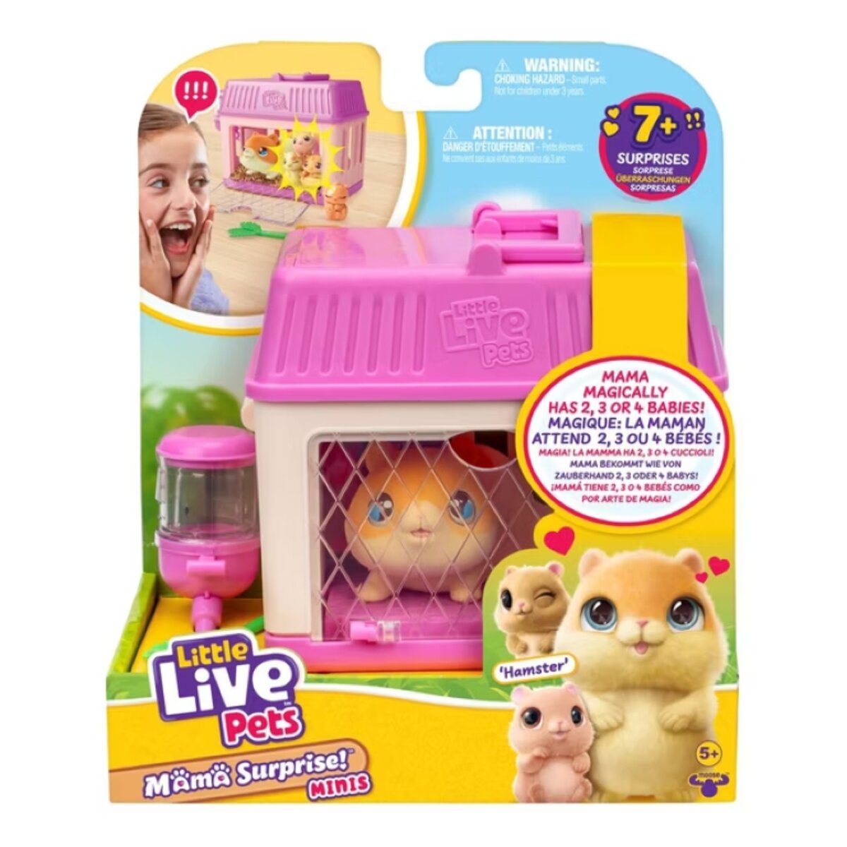 Moose Toys Little Live Pets Mama Suprise Mini Spielset Hamster