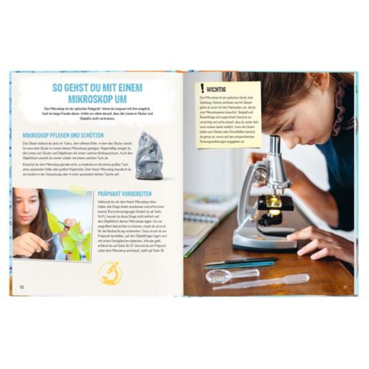 moses. Das Mikroskop - Der große Einstieg in die Welt der Zellen & Bakterien