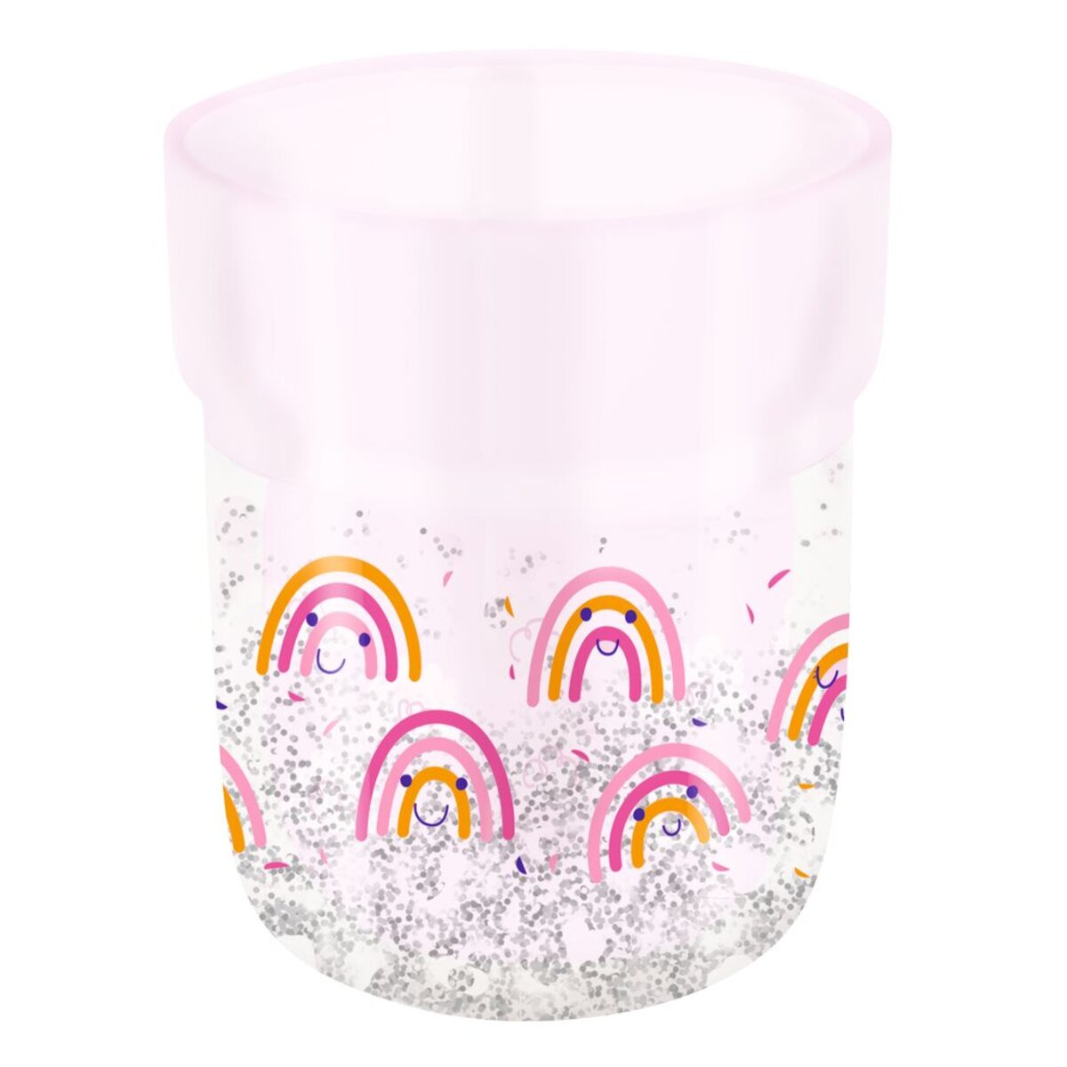 moses. Trinkbecher Glitzerzauber, 1 Stück; 3-fach sortiert