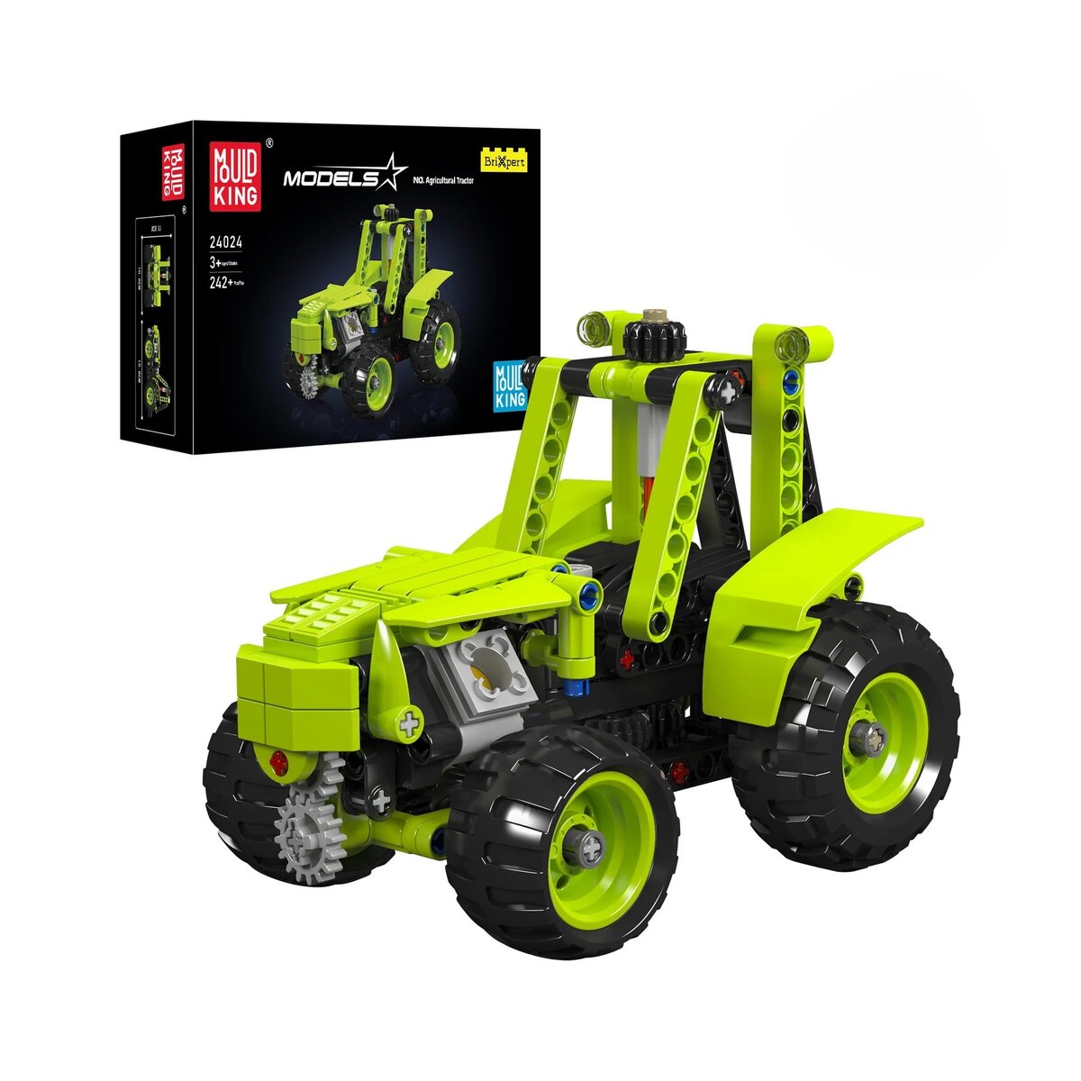 Mould King 24024 – Mini Bauernhoftraktor Modellbausatz