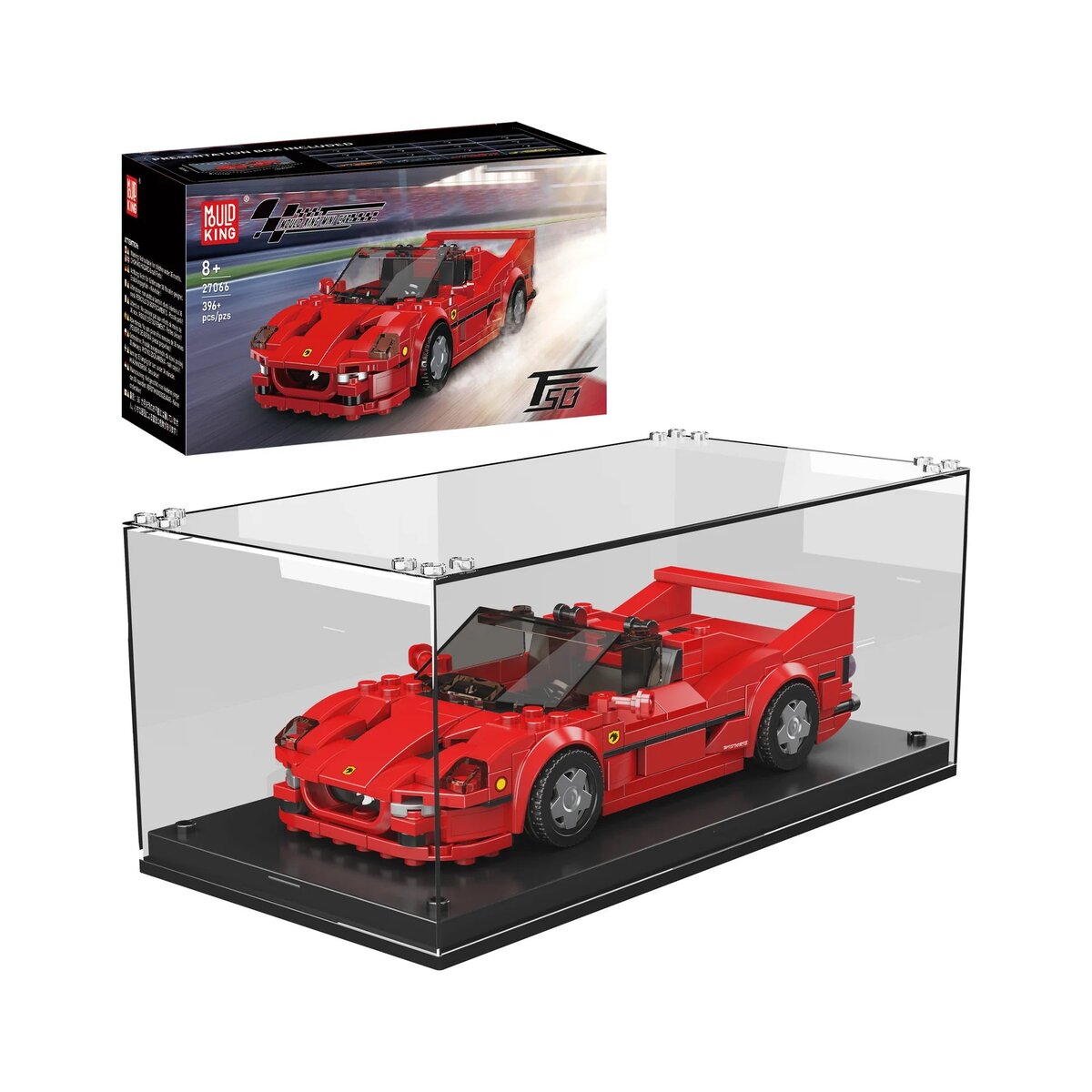 Mould King 27066 – F50 Automodellbaukasten + Showcase