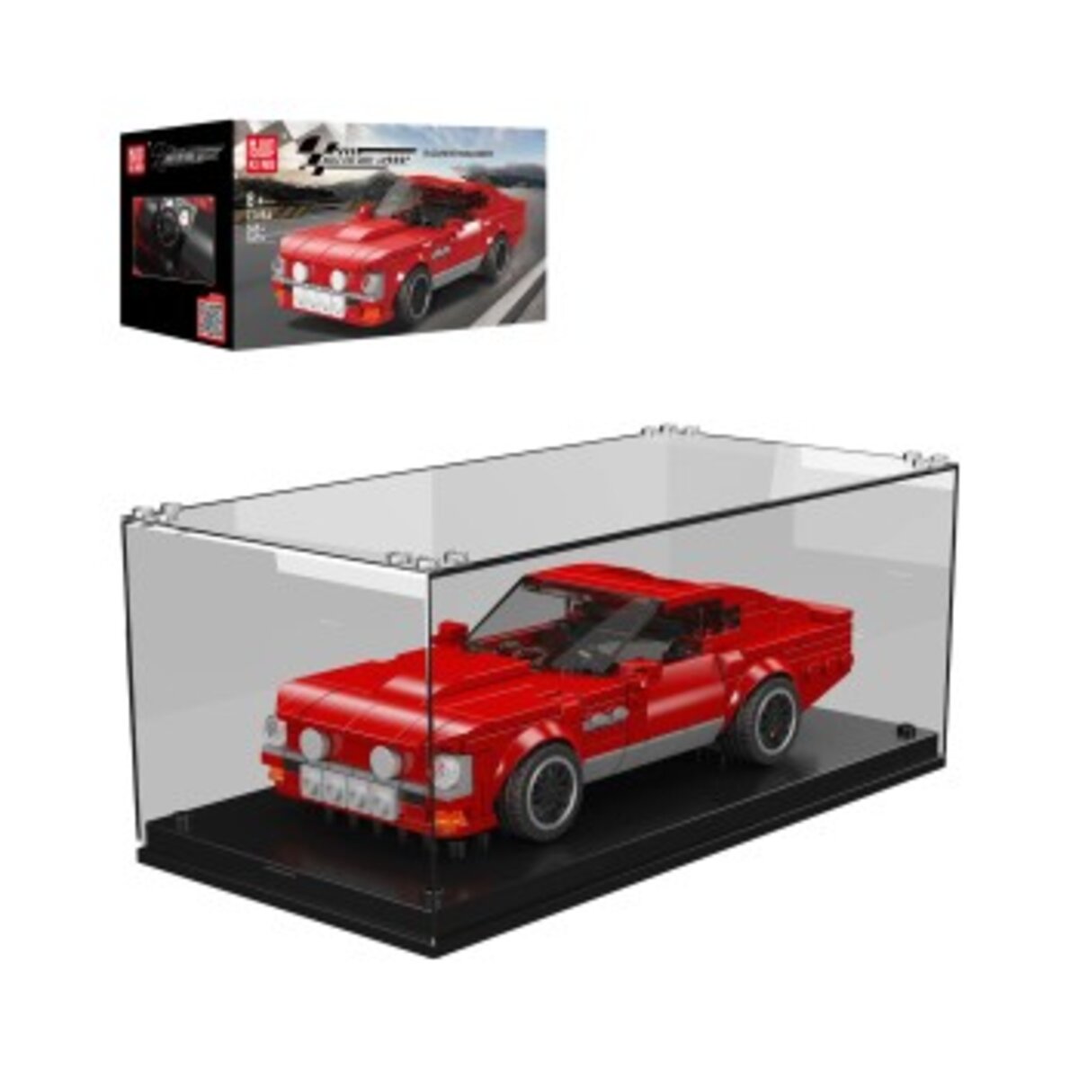 Mould King 27084 – Martin V8 Oldtimer Modellbausatz + Showcase