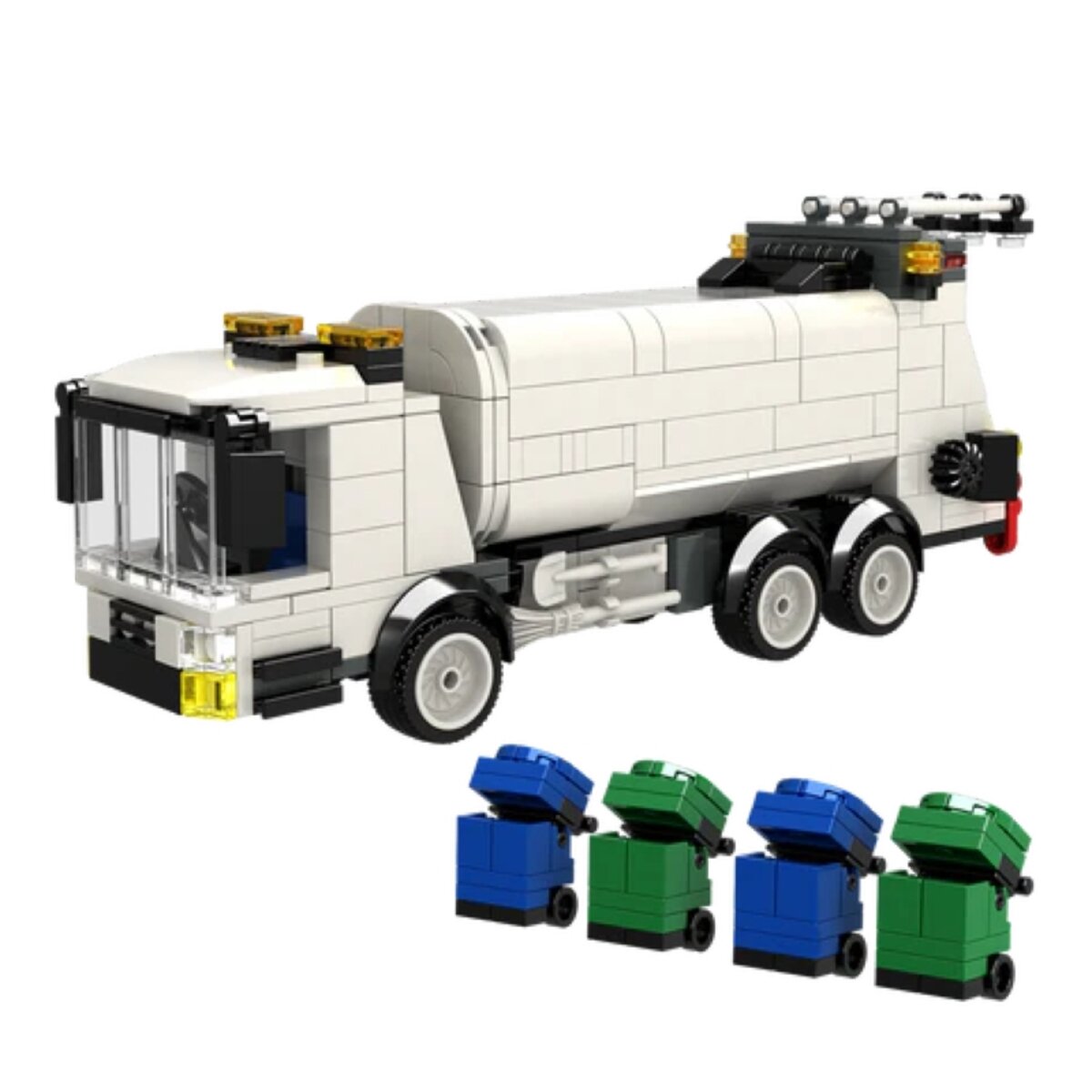 BRIXIES Plus Müllwagen / Trash Car