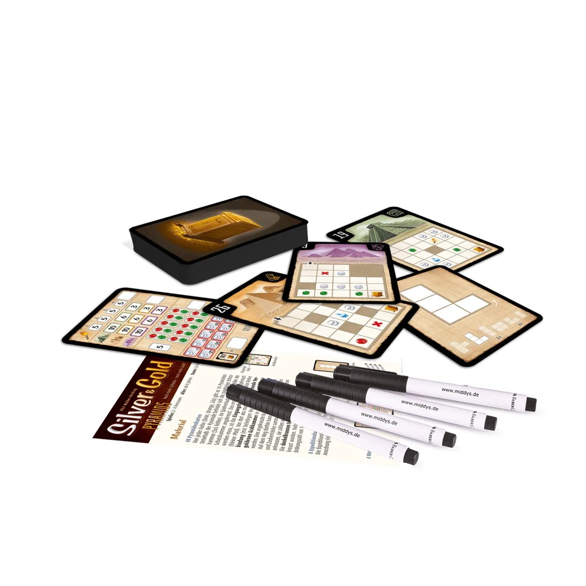 Nürnberger Spielkarten Silver & Gold Pyramids