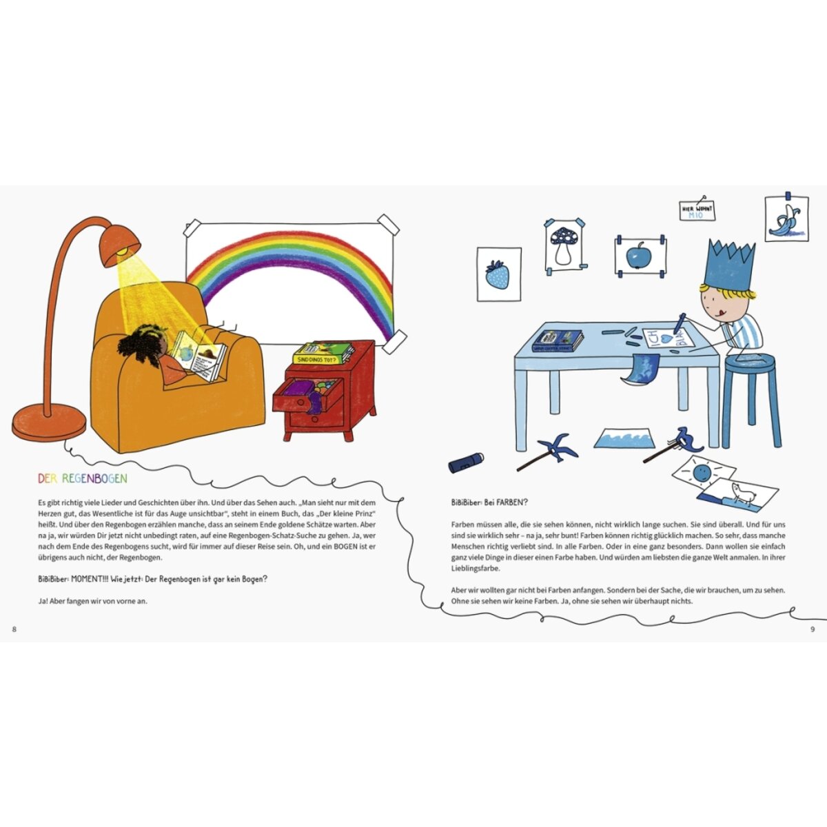 Oetinger BiBiBiber hat da mal ´ne Frage - Welche Farben hat der Regenbogen?