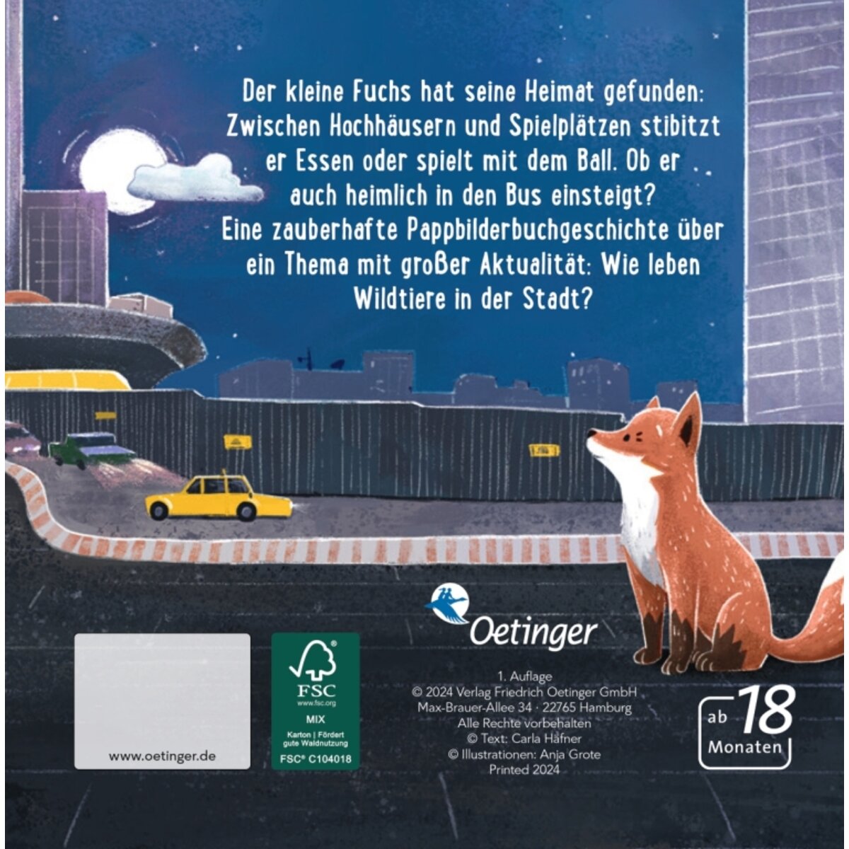 Oetinger Der kleine Fuchs in der großen Stadt