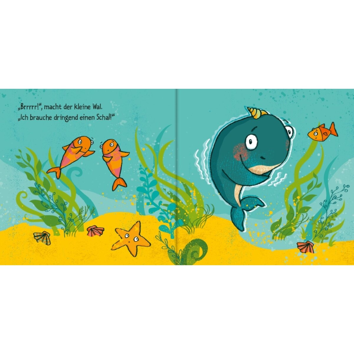 Oetinger der kleine Wal braucht einen Schal