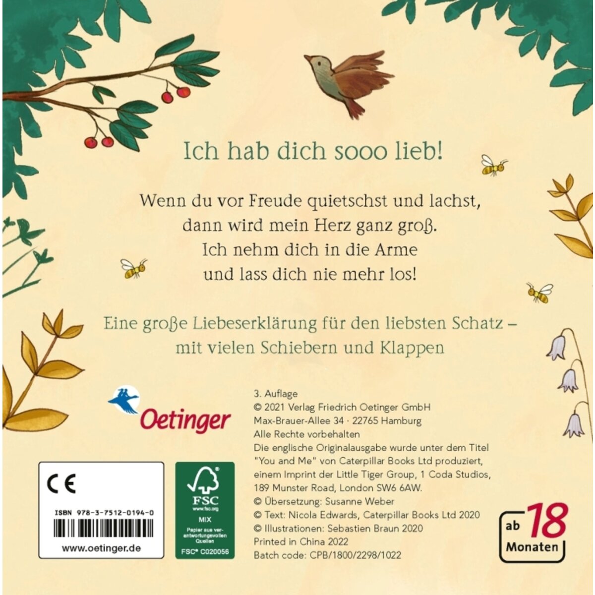 Oetinger Für immer Du und Ich