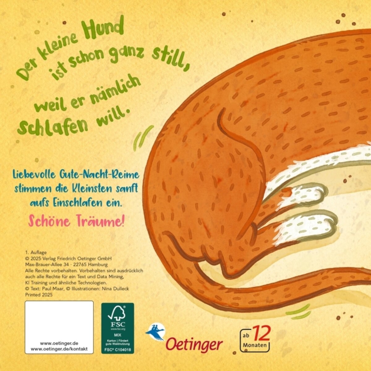 Oetinger Hundemüde? Gute-Nacht-Reime