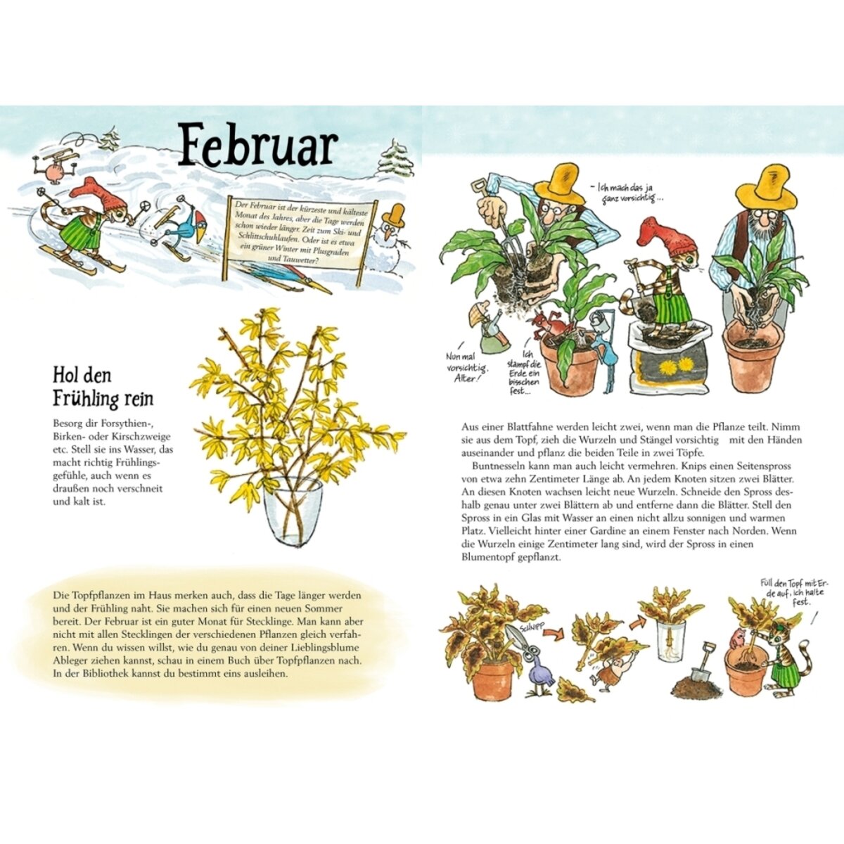 Oetinger Pettersson und Findus. Mit Findus durchs ganze Jahr