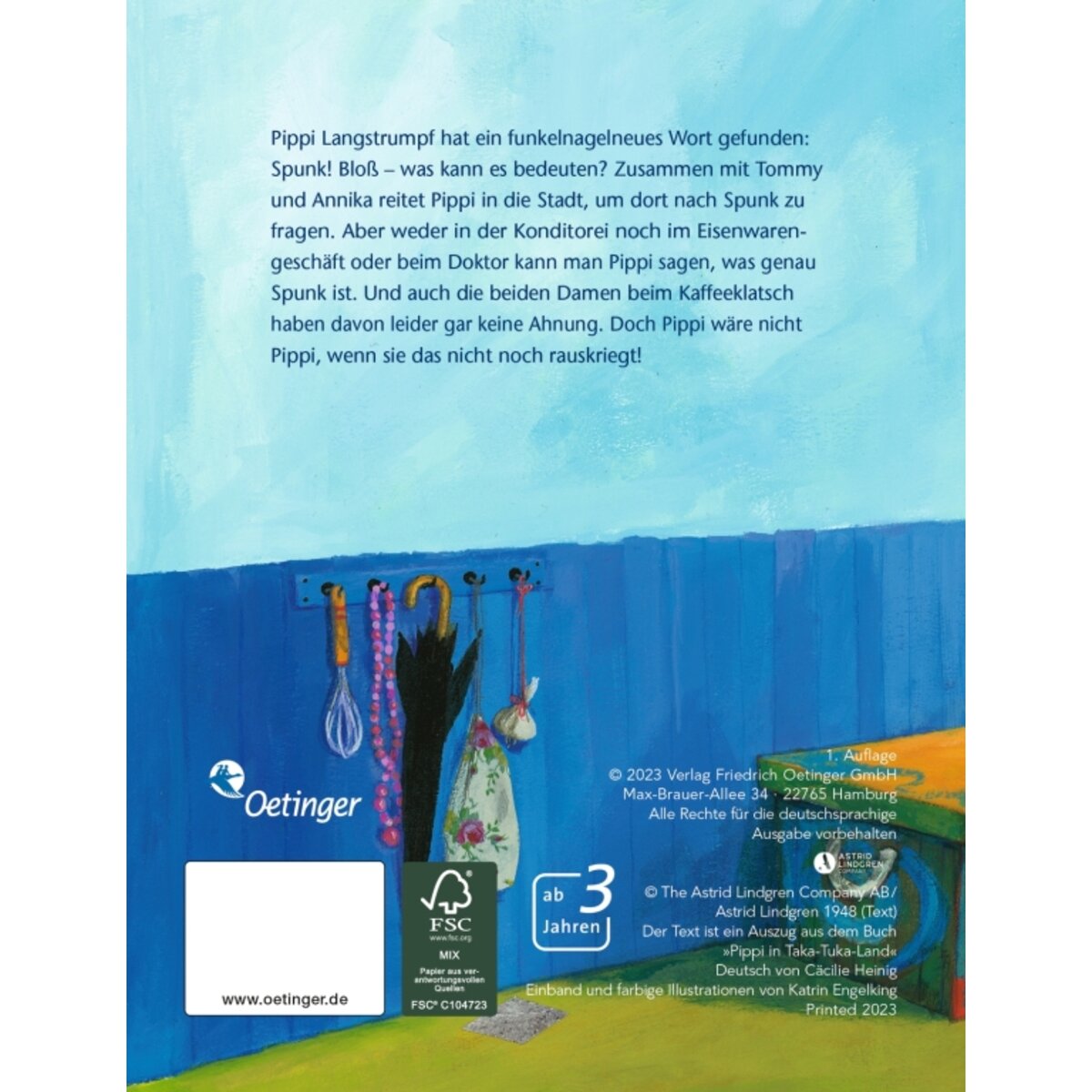 Oetinger Pippi findet einen Spunk