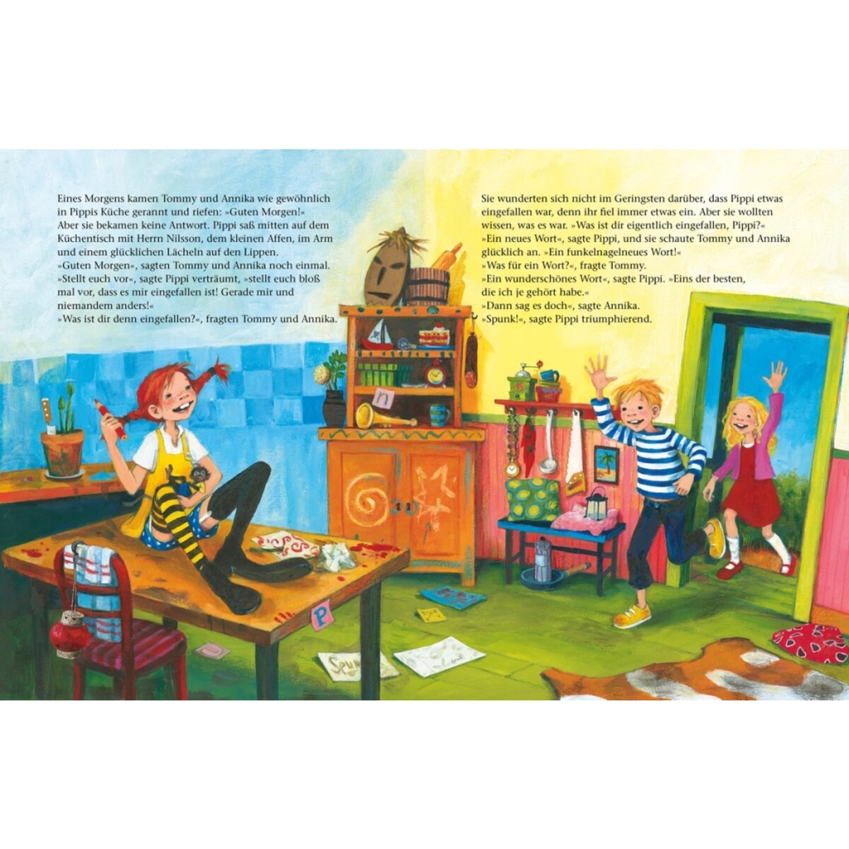 Oetinger Pippi findet einen Spunk