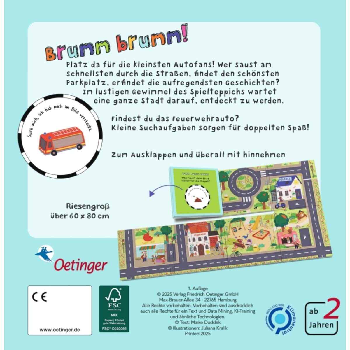 Oetinger Spielteppich-Buch - Stadt