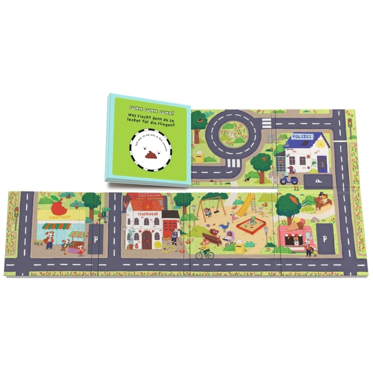 Oetinger Spielteppich-Buch - Stadt