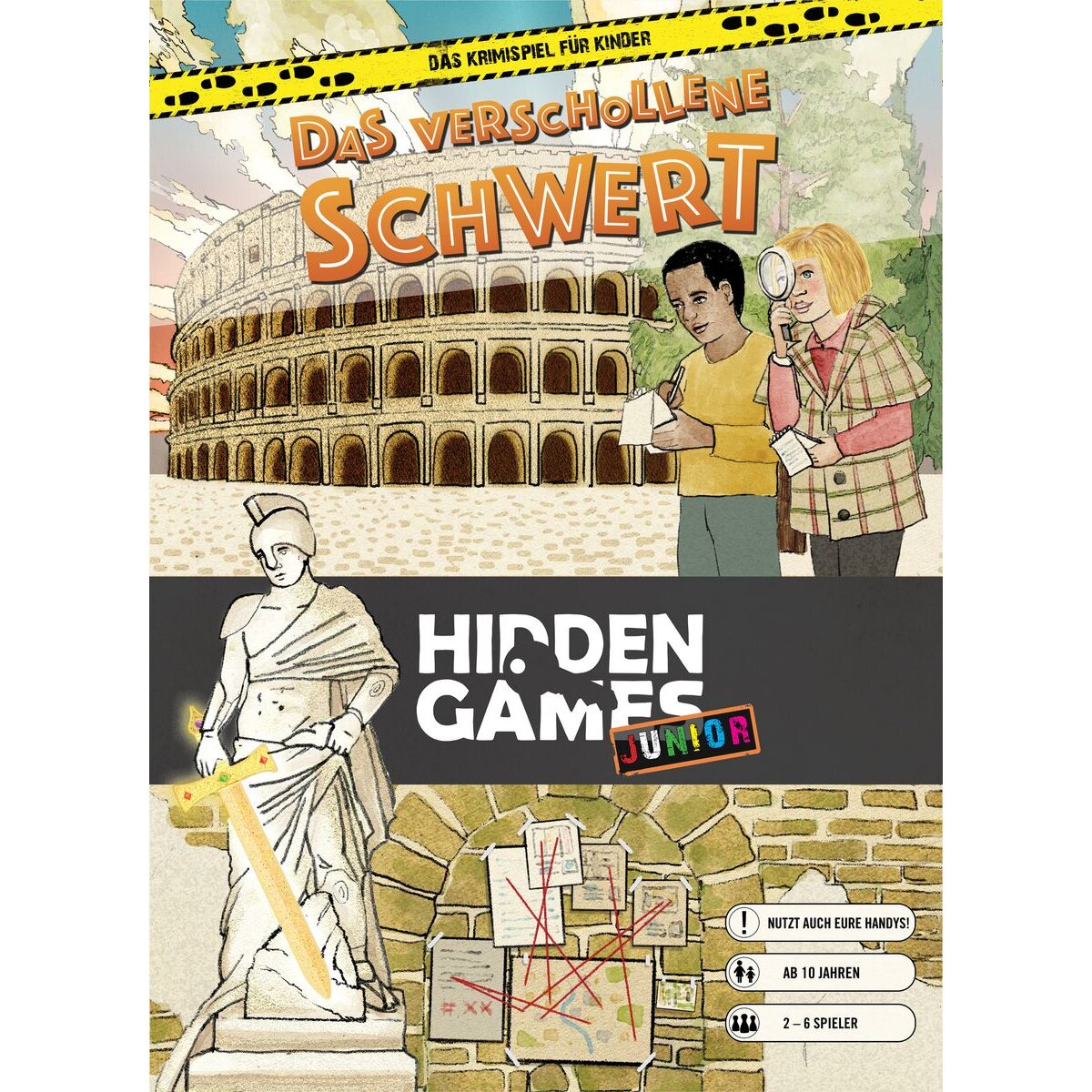 Pegasus Spiele Hidden Games Tatort: Das verschollene Schwert (Junior)
