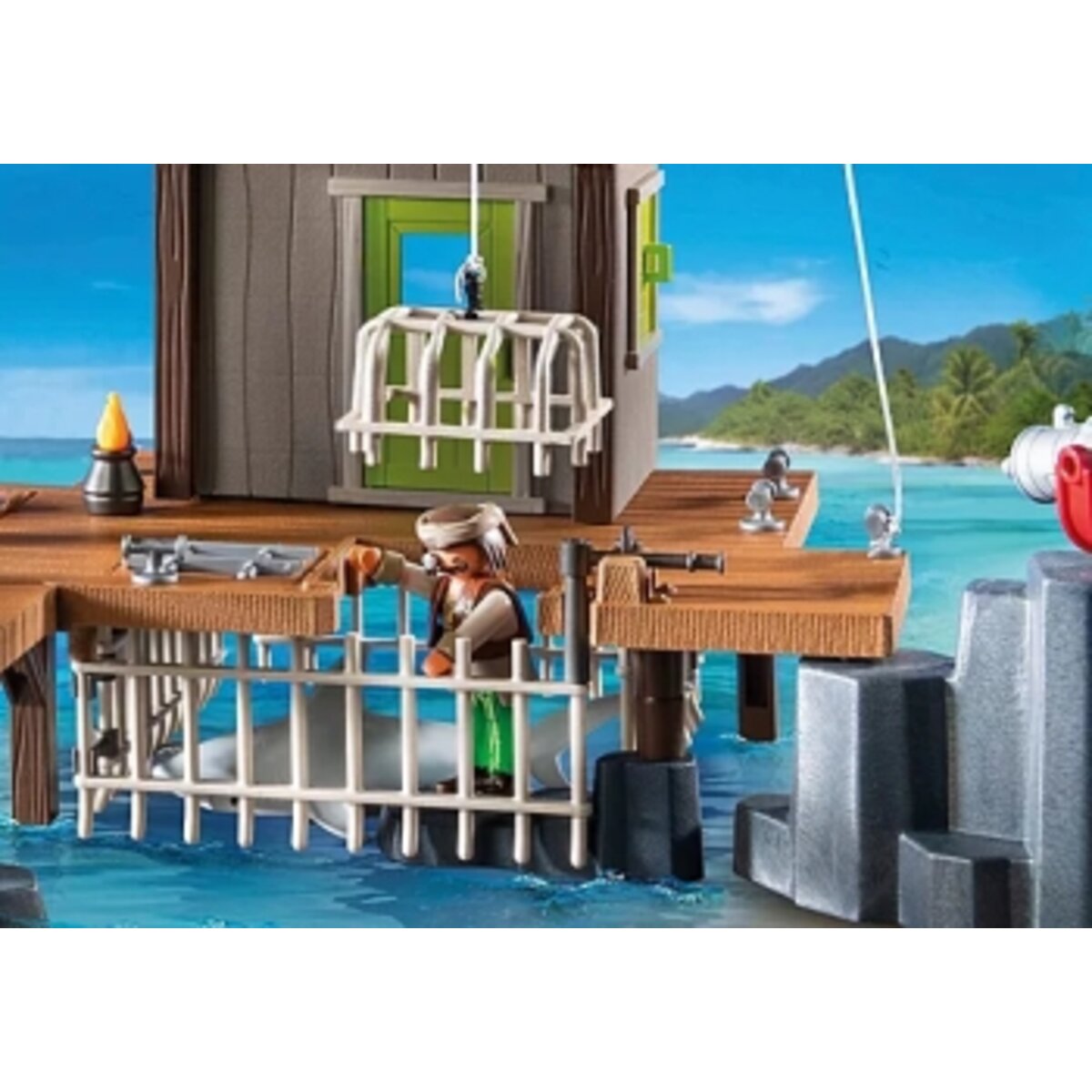 PLAYMOBIL® 71792 Pirates - Piratenhafen mit Seeräuber-Gefängnis
