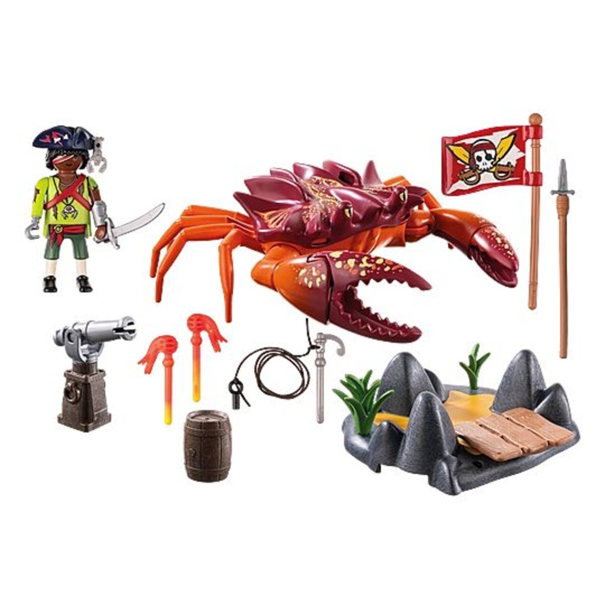PLAYMOBIL® 71532 Pirates - Kampf gegen die Riesenkrabbe