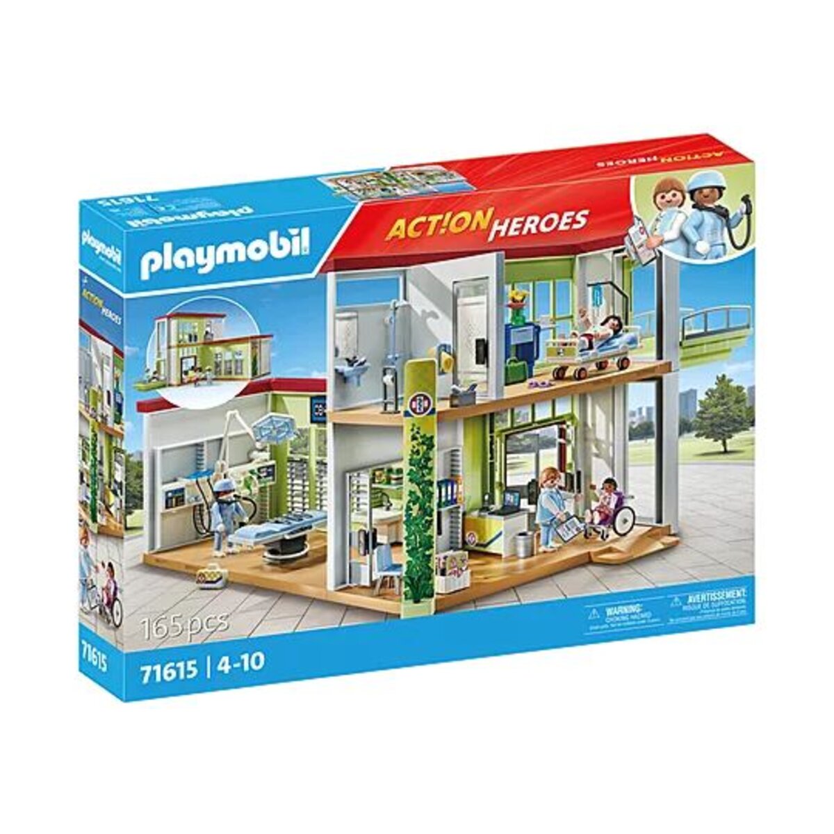 PLAYMOBIL® 71615 Act!on Heroes - Modernes Krankenhaus