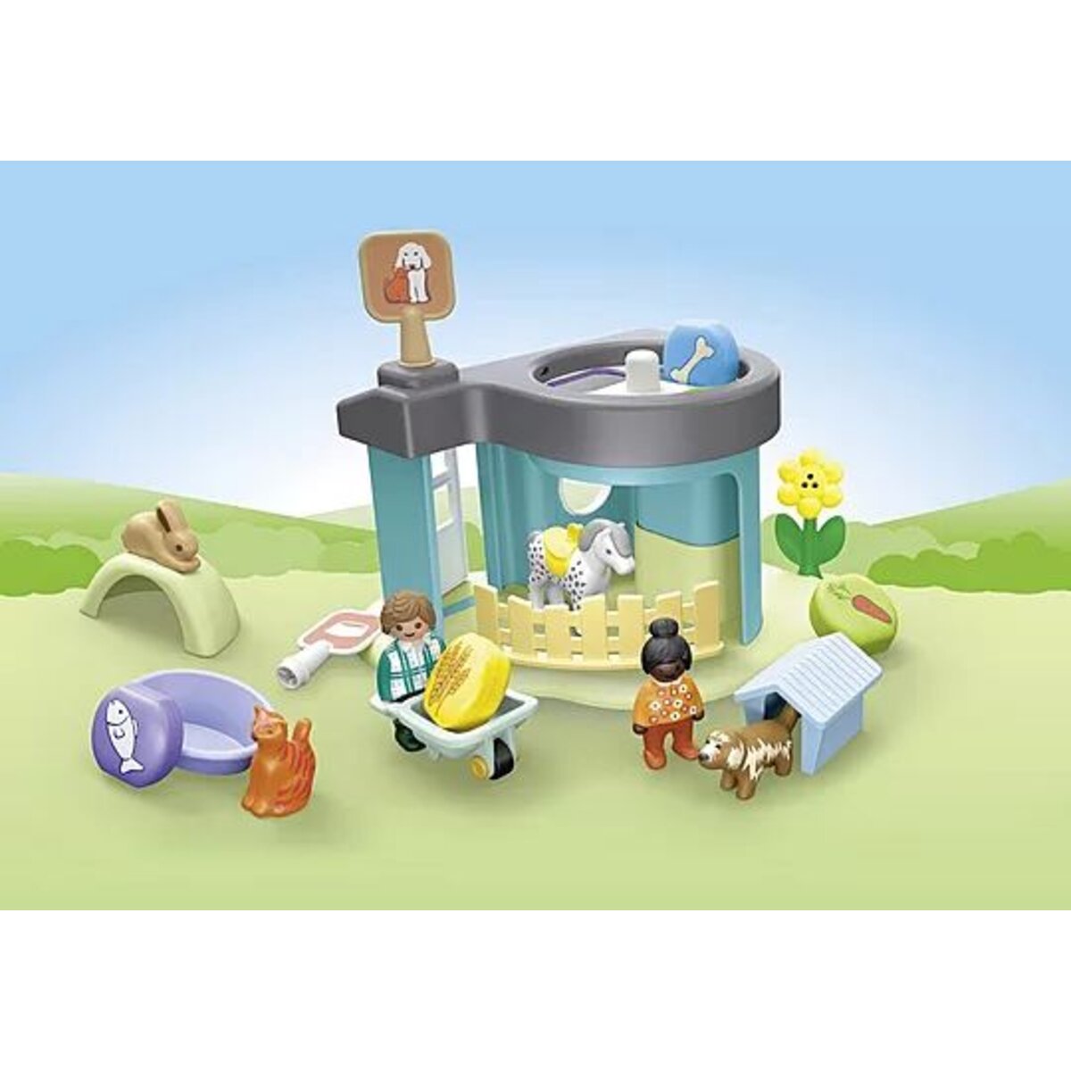 PLAYMOBIL® 71690 JUNIOR: Tierpension mit Futterspender