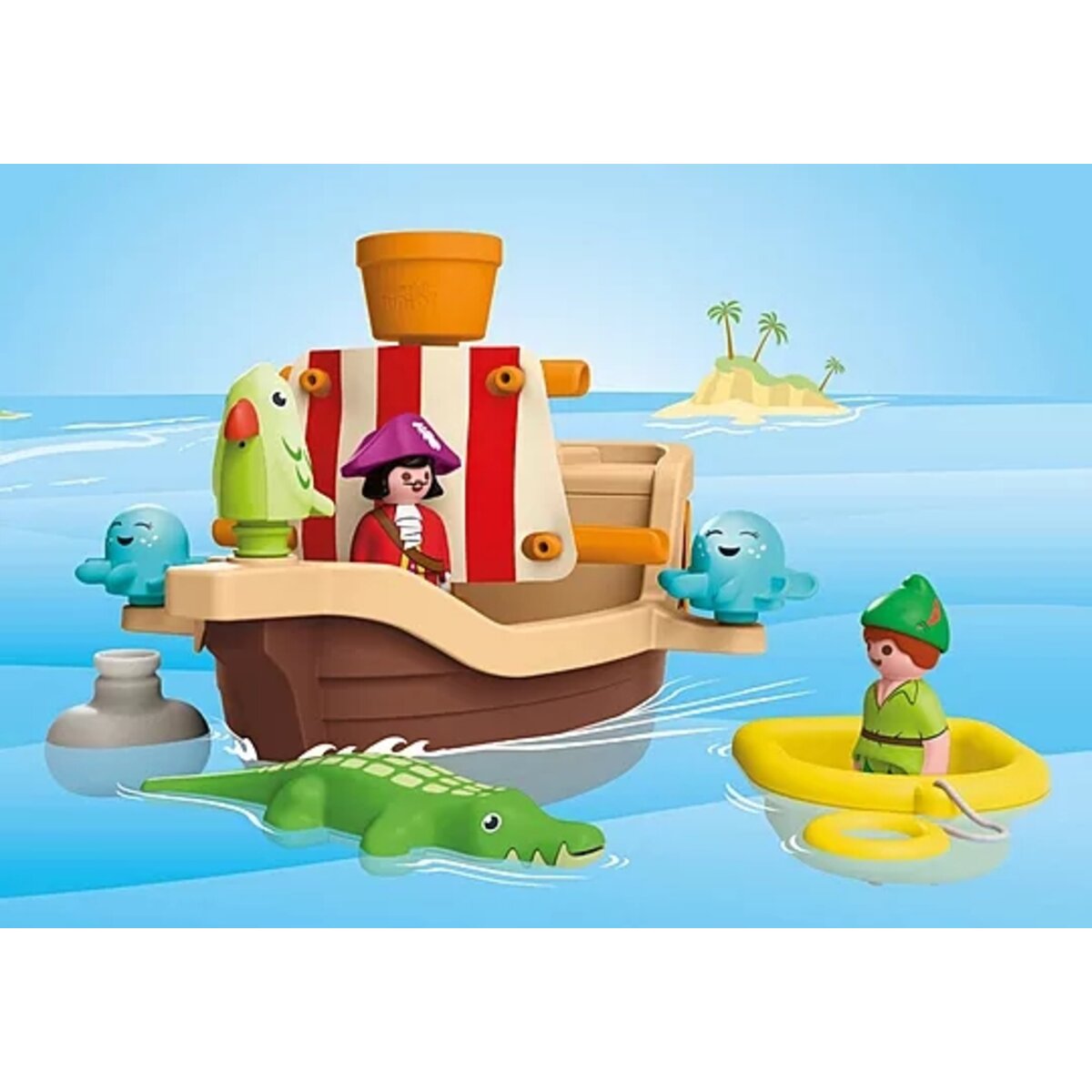 PLAYMOBIL® 71769 JUNIOR & Disney: Peter Pans Piratenschiff mit Wasserspritzspaß