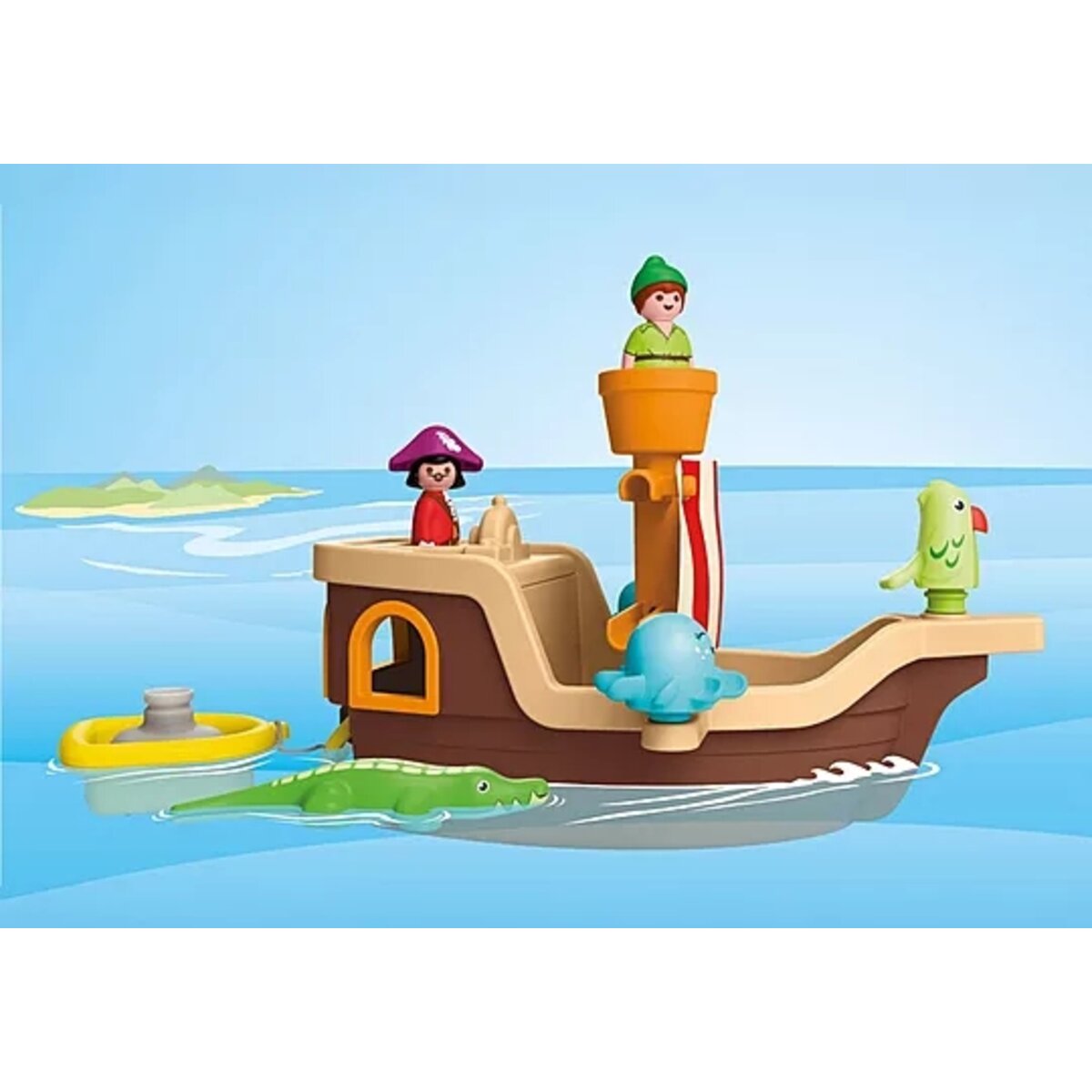 PLAYMOBIL® 71769 JUNIOR & Disney: Peter Pans Piratenschiff mit Wasserspritzspaß