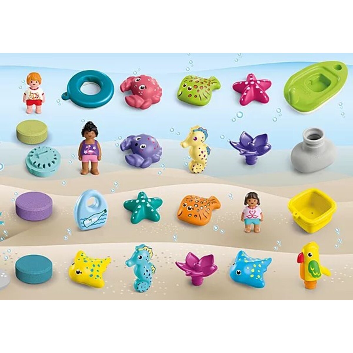 PLAYMOBIL® 71777 JUNIOR AQUA & Tinti: Bunter Badespaß Adventskalender