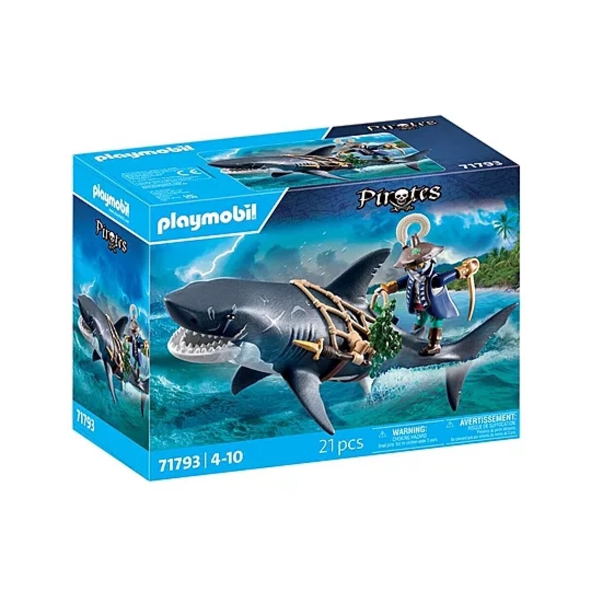 PLAYMOBIL® 71793 Pirates Gefahr durch Riesenhai
