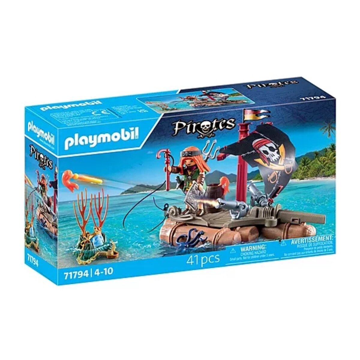 PLAYMOBIL® 71794 Pirates Schatzbergung auf Piratenfloss