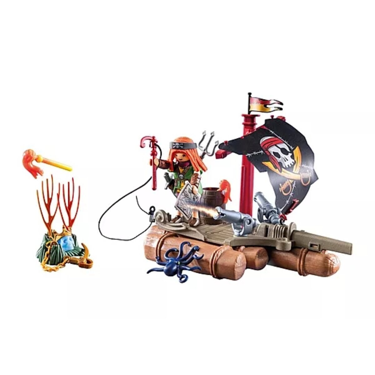 PLAYMOBIL® 71794 Pirates Schatzbergung auf Piratenfloss