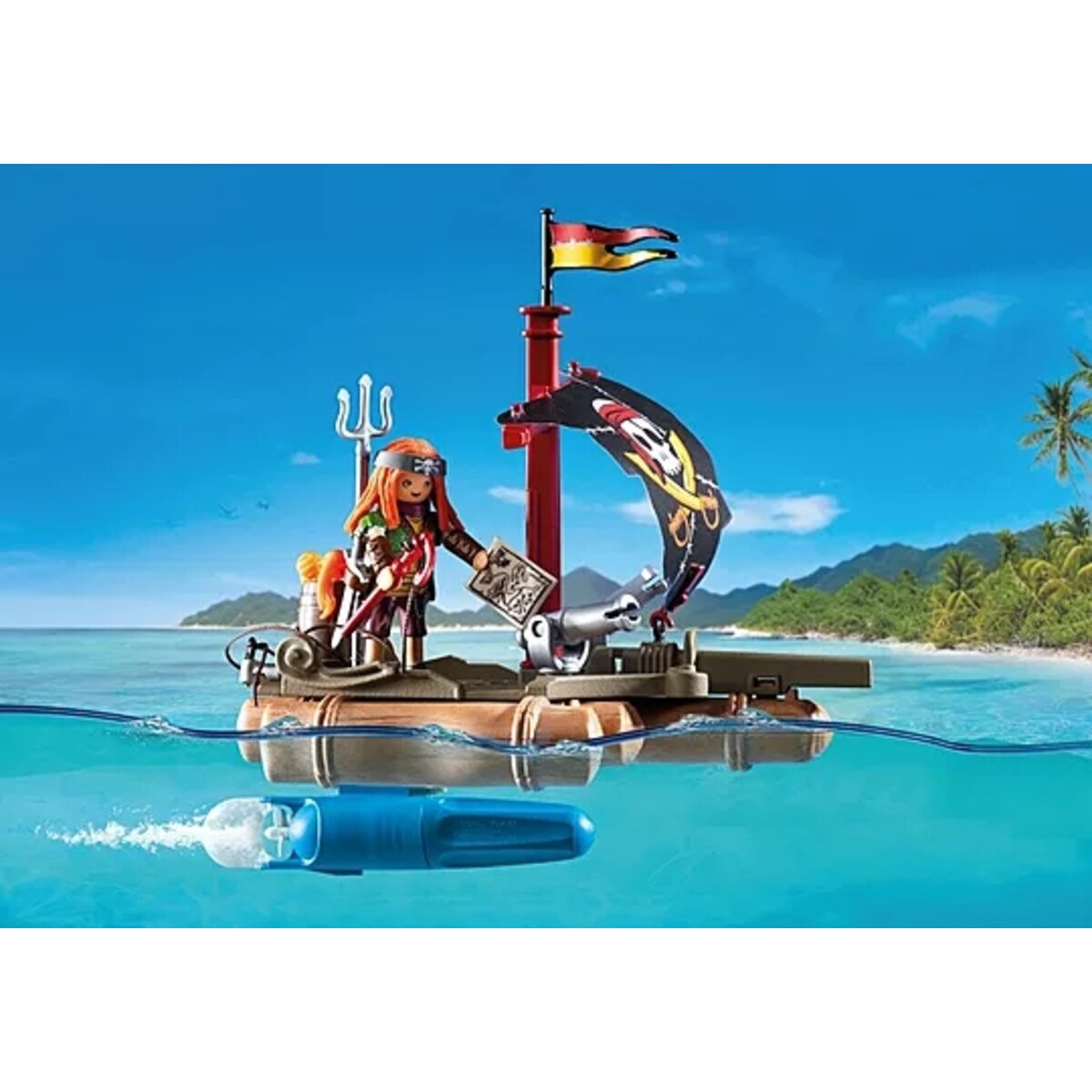 PLAYMOBIL® 71794 Pirates Schatzbergung auf Piratenfloss