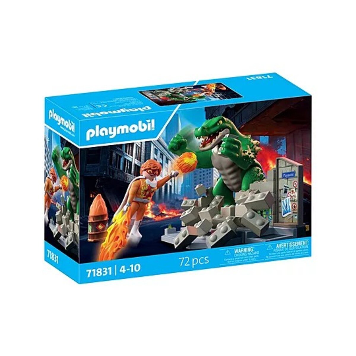 PLAYMOBIL® 71831 Heroes Superhelden-Showdown mit der Riesenechse