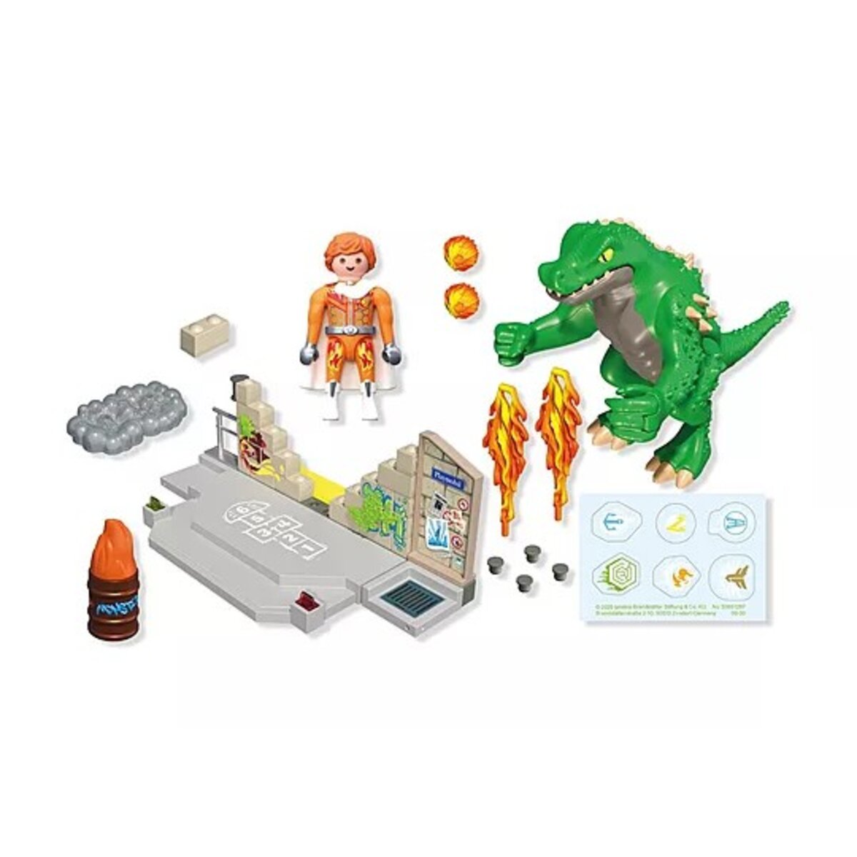 PLAYMOBIL® 71831 Heroes Superhelden-Showdown mit der Riesenechse