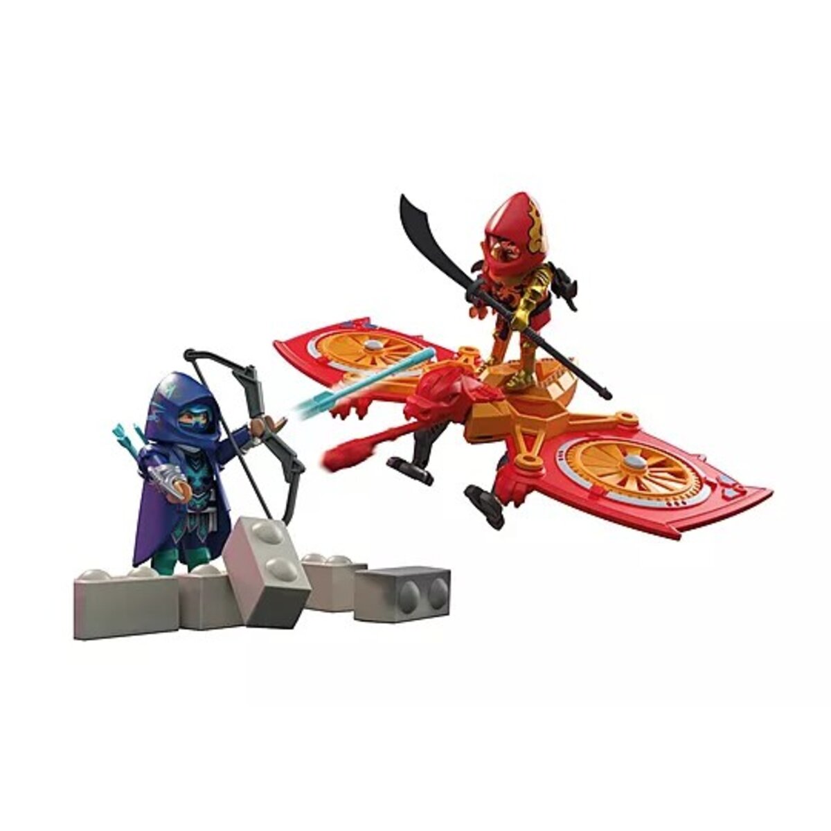 PLAYMOBIL® 71833 Heroes Superhelden-Drohne gegen bösen Ninja
