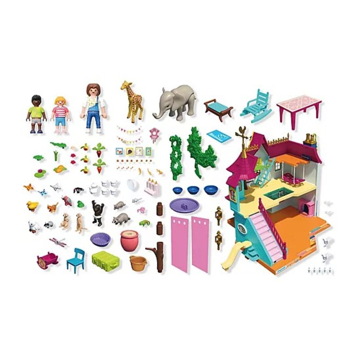 PLAYMOBIL® 71852 Animals & Friends Kunterbunte Tiervilla