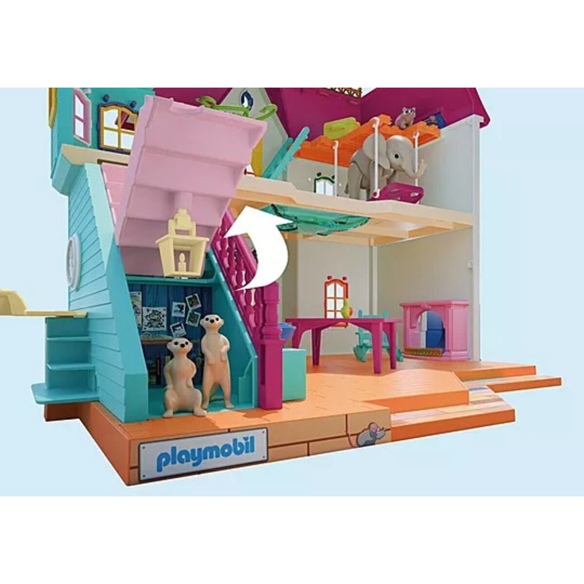 PLAYMOBIL® 71852 Animals & Friends Kunterbunte Tiervilla