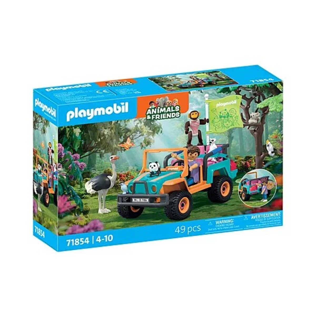 PLAYMOBIL® 71854 Animals & Friends Bunter Geländewagen