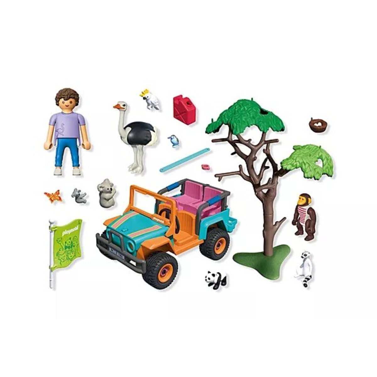 PLAYMOBIL® 71854 Animals & Friends Bunter Geländewagen