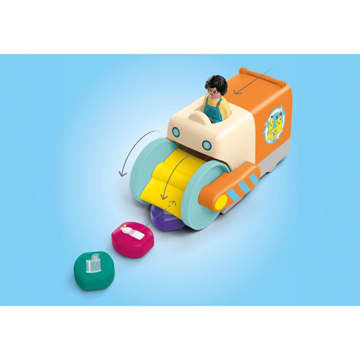 PLAYMOBIL® JUNIOR Spaßiges Müllfahrzeug