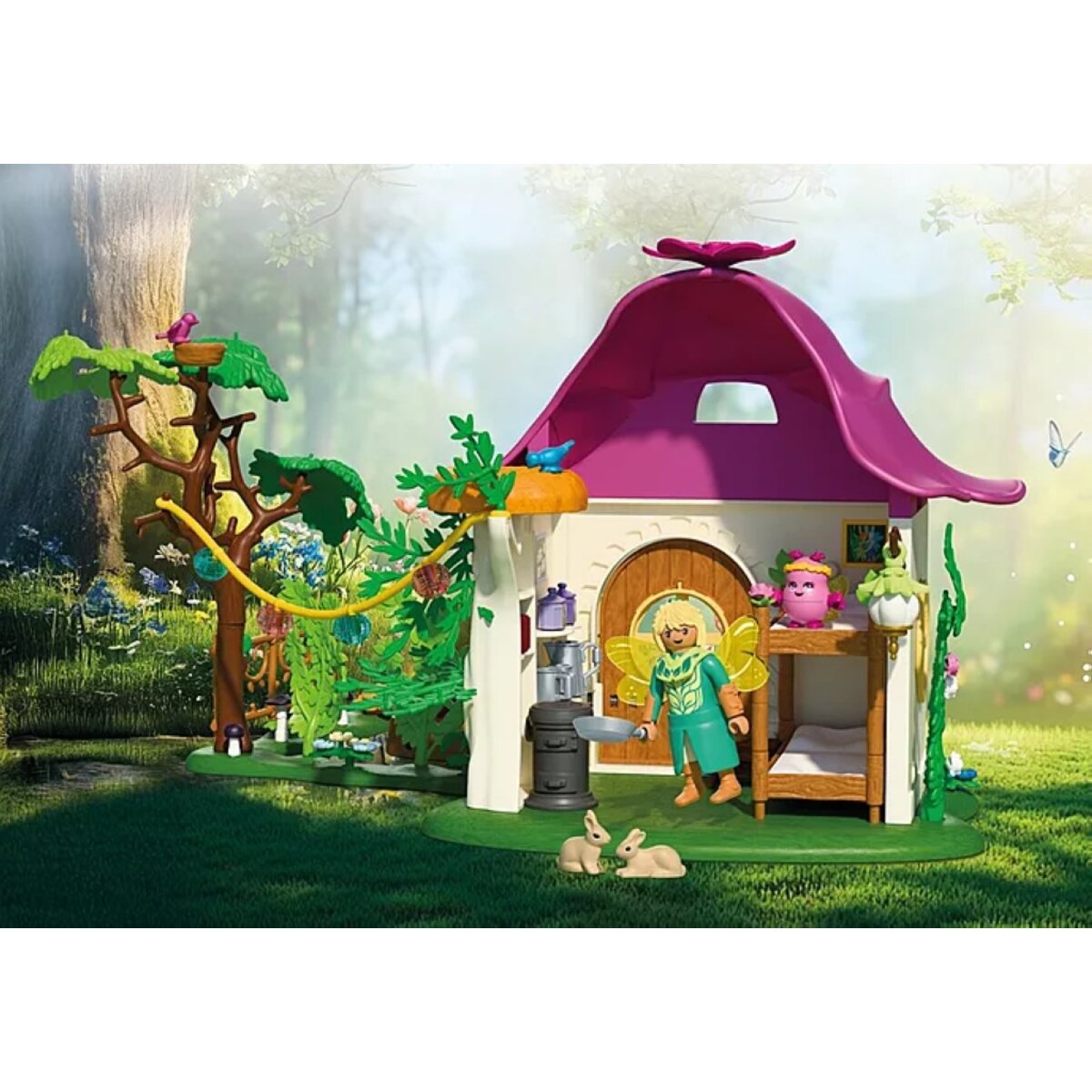 PLAYMOBIL® 71838 Magic Unicorns Gemütliches Feenzuhause mit Goldeinhorn und Stall