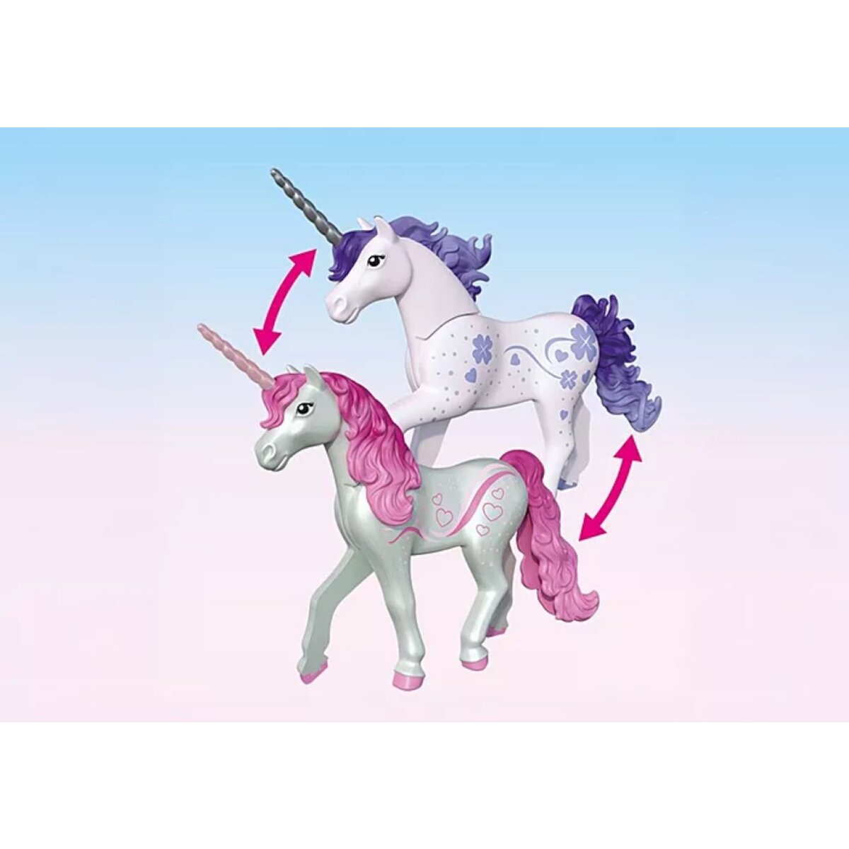 PLAYMOBIL® 71839 Magic Unicorns Zauberhafter Einhorn-Stall für Mama und Fohlen