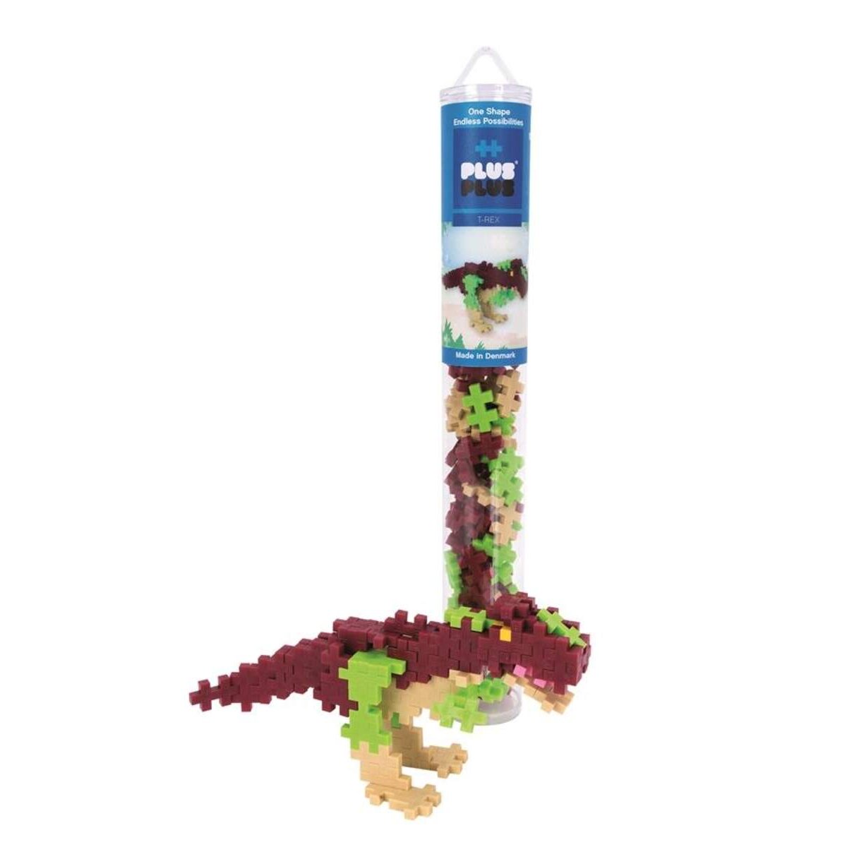 Plus-Plus Steckbausteine Tube T-Rex, 100 Teile
