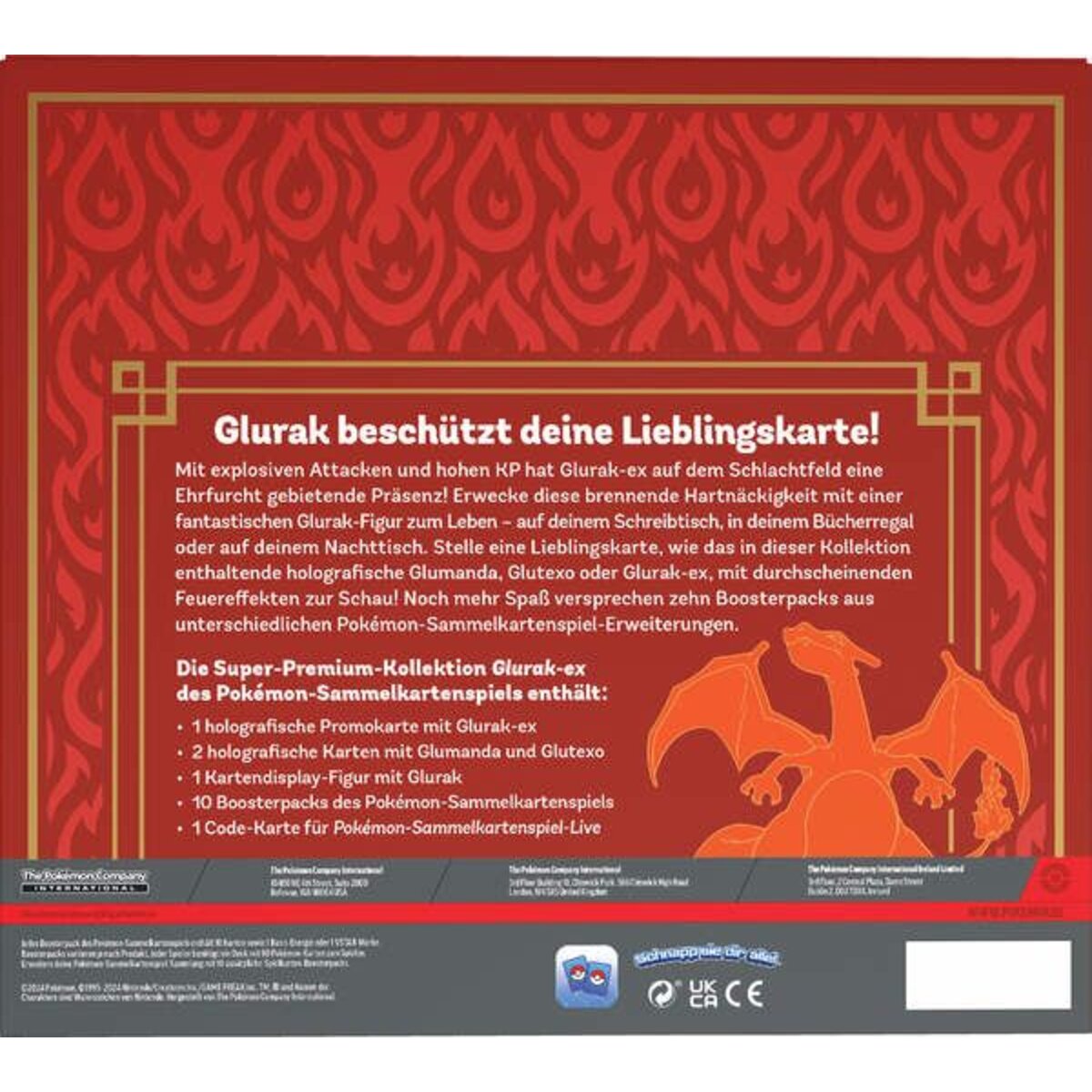 Pokemon Super-Premium-Kollektion Glurak-ex